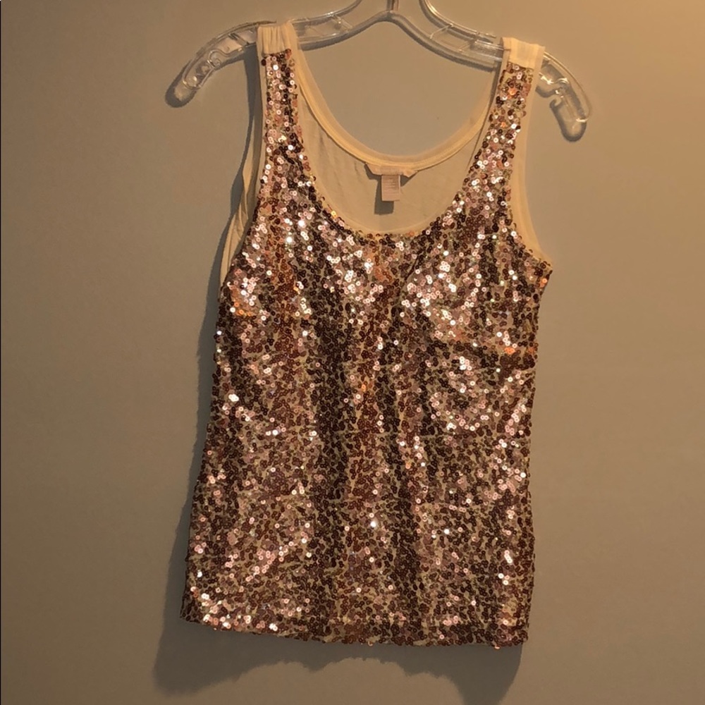 Sequin banana republic shirt